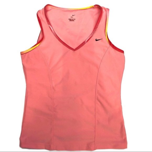 Nike Tops - Nike Pink Sleeveless Tank Top Size Medium Stretchy